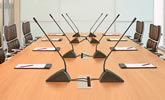 Mesa de Reunião Microfones